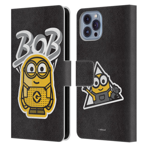 Minions Rise of Gru(2021) Iconic Mayhem Bob Leather Book Wallet Case Cover For Apple iPhone 14
