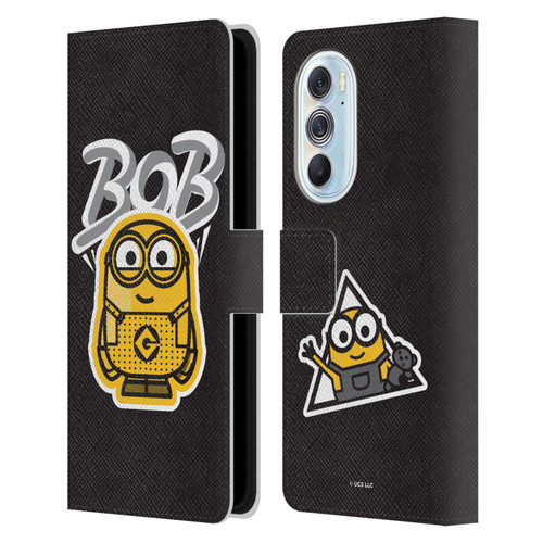 Minions Rise of Gru(2021) Iconic Mayhem Bob Leather Book Wallet Case Cover For Motorola Edge X30