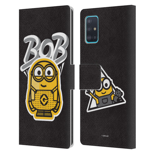 Minions Rise of Gru(2021) Iconic Mayhem Bob Leather Book Wallet Case Cover For Samsung Galaxy A51 (2019)