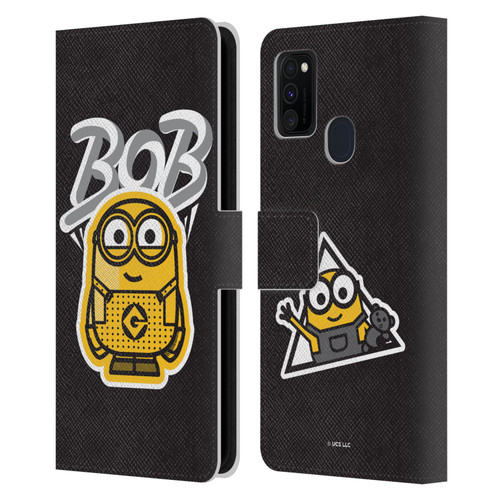 Minions Rise of Gru(2021) Iconic Mayhem Bob Leather Book Wallet Case Cover For Samsung Galaxy M30s (2019)/M21 (2020)