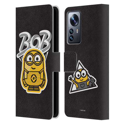 Minions Rise of Gru(2021) Iconic Mayhem Bob Leather Book Wallet Case Cover For Xiaomi 12 Pro