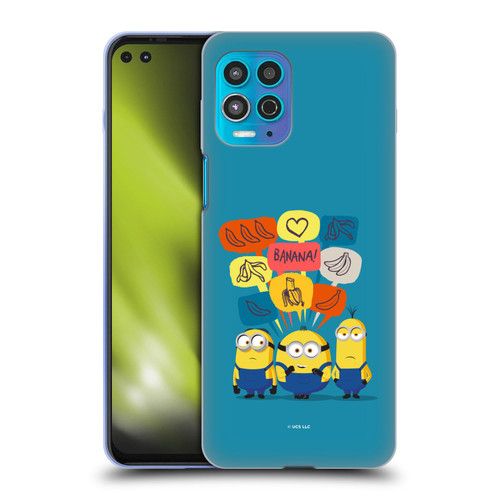 Minions Rise of Gru(2021) Graphics Speech Bubbles Soft Gel Case for Motorola Moto G100