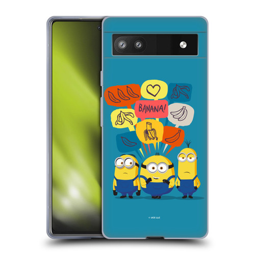 Minions Rise of Gru(2021) Graphics Speech Bubbles Soft Gel Case for Google Pixel 6a