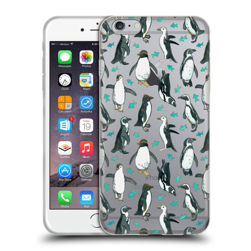 Micklyn Le Feuvre Animals 2 Little Penguins And Fish Soft Gel Case for Apple iPhone 6 Plus / iPhone 6s Plus