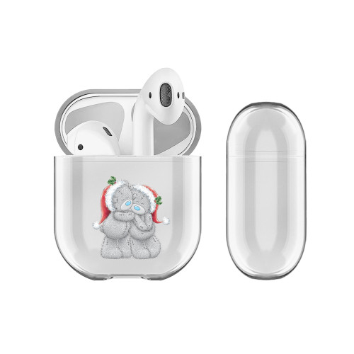 Me To You Classic Tatty Teddy Night Before Christmas Clear Hard Crystal Cover Case for Apple AirPods 1 1st Gen / 2 2nd Gen Charging Case