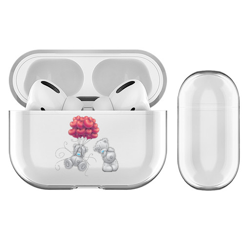 Me To You Classic Tatty Teddy Heart Balloons Clear Hard Crystal Cover Case for Apple AirPods Pro Charging Case