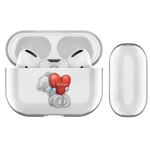 Me To You Classic Tatty Teddy I Love You Clear Hard Crystal Cover Case for Apple AirPods Pro Charging Case
