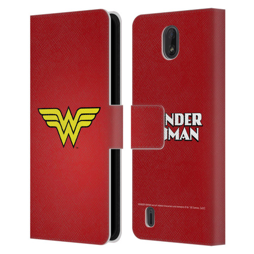 Wonder Woman DC Comics Logos Classic Leather Book Wallet Case Cover For Nokia C01 Plus/C1 2nd Edition