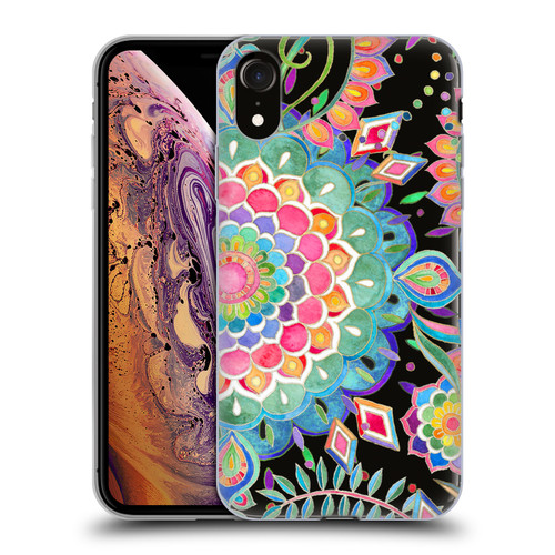 Micklyn Le Feuvre Mandala 5 Colour Celebration Soft Gel Case for Apple iPhone XR