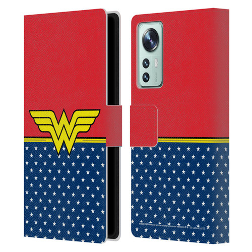 Wonder Woman DC Comics Logos Costume Leather Book Wallet Case Cover For Xiaomi 12