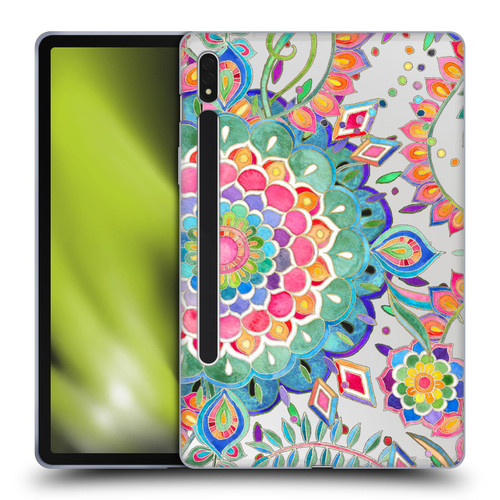 Micklyn Le Feuvre Mandala 5 Colour Celebration Soft Gel Case for Samsung Galaxy Tab S8