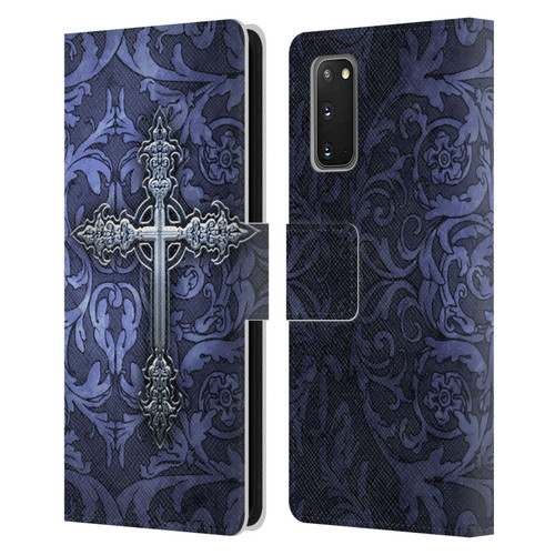 Brigid Ashwood Crosses Gothic Leather Book Wallet Case Cover For Samsung Galaxy S20 / S20 5G