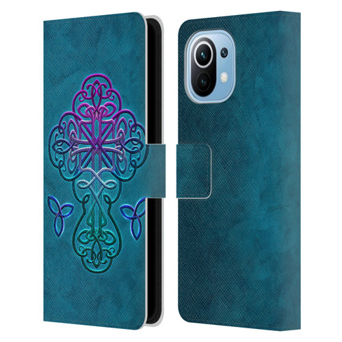 Brigid Ashwood Crosses Celtic Leather Book Wallet Case Cover For Xiaomi Mi 11