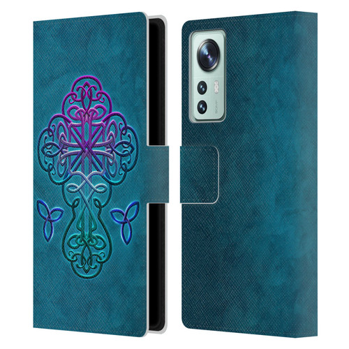 Brigid Ashwood Crosses Celtic Leather Book Wallet Case Cover For Xiaomi 12