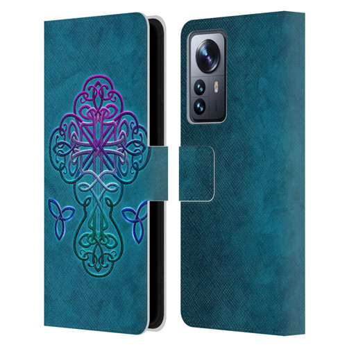 Brigid Ashwood Crosses Celtic Leather Book Wallet Case Cover For Xiaomi 12 Pro