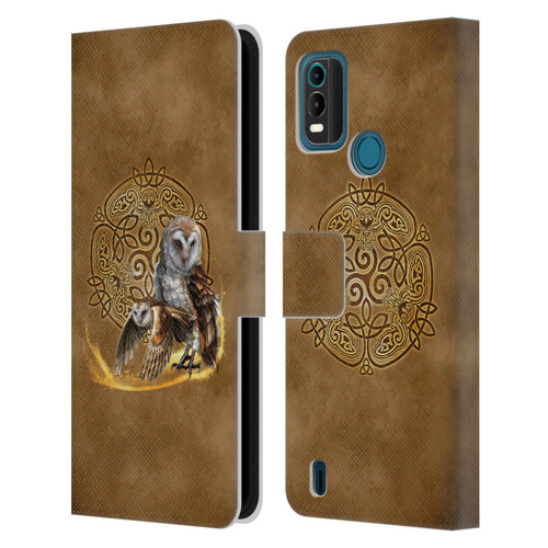 Brigid Ashwood Celtic Wisdom Owl Leather Book Wallet Case Cover For Nokia G11 Plus