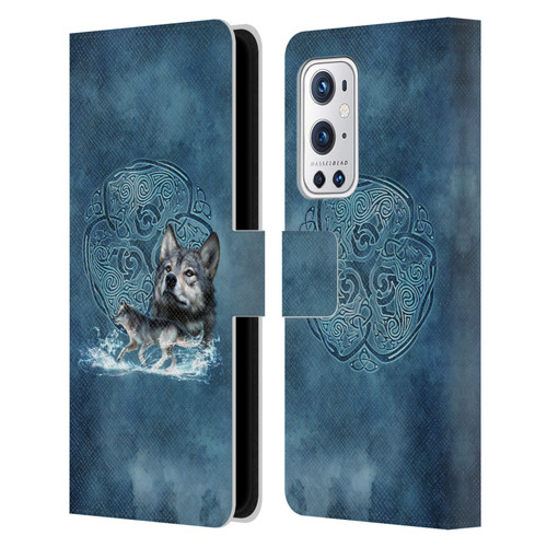 Brigid Ashwood Celtic Wisdom Wolf Leather Book Wallet Case Cover For OnePlus 9 Pro