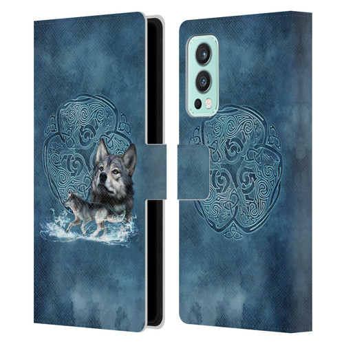 Brigid Ashwood Celtic Wisdom Wolf Leather Book Wallet Case Cover For OnePlus Nord 2 5G