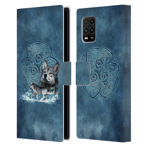 Brigid Ashwood Celtic Wisdom Wolf Leather Book Wallet Case Cover For Xiaomi Mi 10 Lite 5G