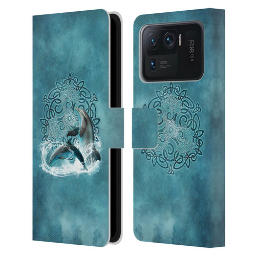 Brigid Ashwood Celtic Wisdom Dolphin Leather Book Wallet Case Cover For Xiaomi Mi 11 Ultra