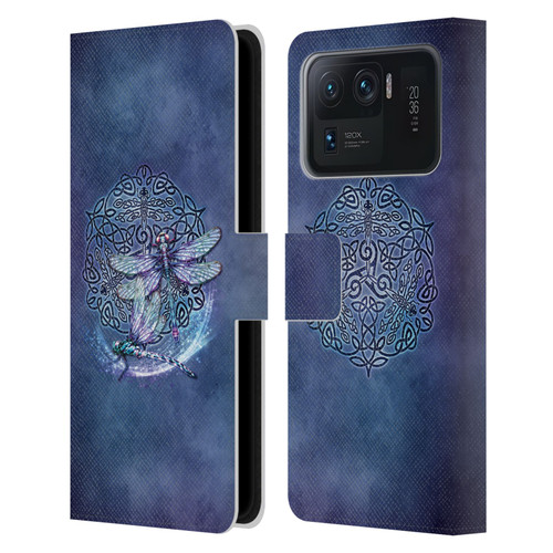 Brigid Ashwood Celtic Wisdom Dragonfly Leather Book Wallet Case Cover For Xiaomi Mi 11 Ultra