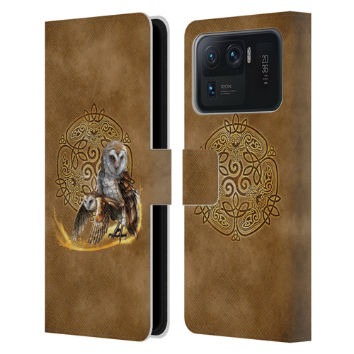 Brigid Ashwood Celtic Wisdom Owl Leather Book Wallet Case Cover For Xiaomi Mi 11 Ultra