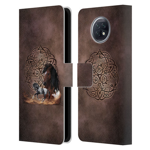 Brigid Ashwood Celtic Wisdom Horse Leather Book Wallet Case Cover For Xiaomi Redmi Note 9T 5G