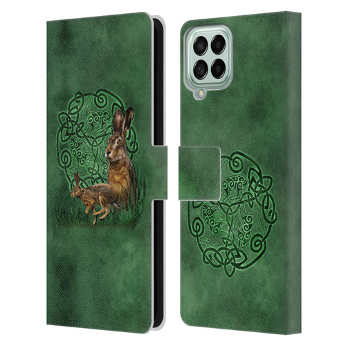 Brigid Ashwood Celtic Wisdom 2 Hare Leather Book Wallet Case Cover For Samsung Galaxy M33 (2022)