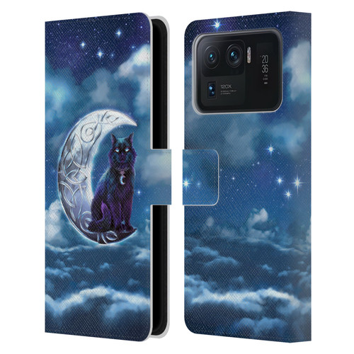 Brigid Ashwood Celtic Wisdom 2 Black Cat Leather Book Wallet Case Cover For Xiaomi Mi 11 Ultra