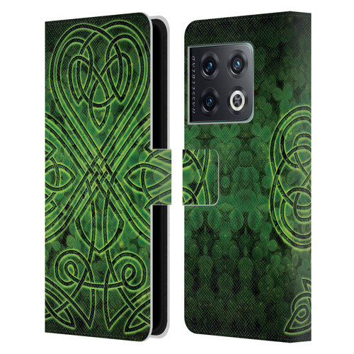 Brigid Ashwood Celtic Wisdom 3 Irish Shamrock Leather Book Wallet Case Cover For OnePlus 10 Pro