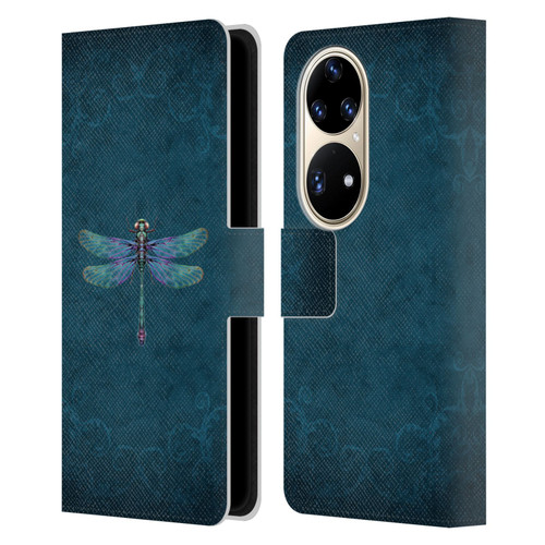 Brigid Ashwood Winged Things Dragonfly Leather Book Wallet Case Cover For Huawei P50 Pro