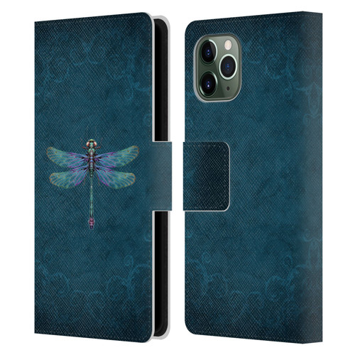 Brigid Ashwood Winged Things Dragonfly Leather Book Wallet Case Cover For Apple iPhone 11 Pro