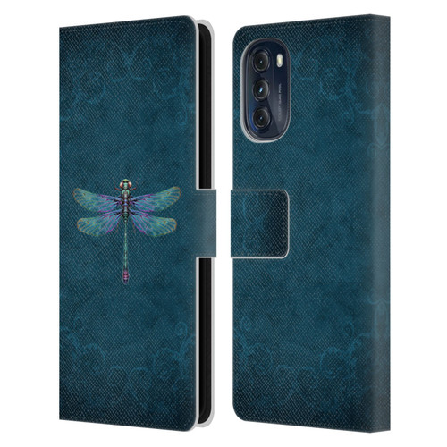 Brigid Ashwood Winged Things Dragonfly Leather Book Wallet Case Cover For Motorola Moto G (2022)