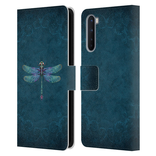 Brigid Ashwood Winged Things Dragonfly Leather Book Wallet Case Cover For OnePlus Nord 5G