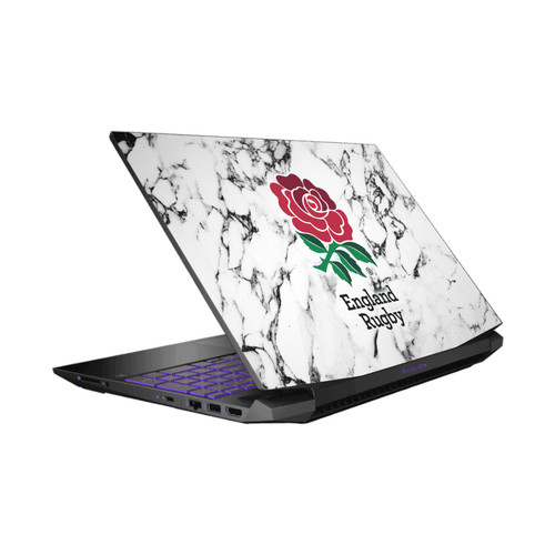 England Rugby Union Crest Marble Vinyl Sticker Skin Decal Cover for HP Pavilion 15.6" 15-dk0047TX