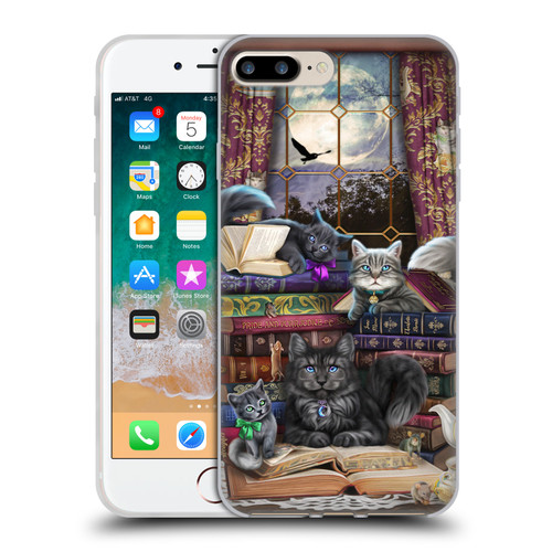 Brigid Ashwood Cats Storytime Cats And Books Soft Gel Case for Apple iPhone 7 Plus / iPhone 8 Plus