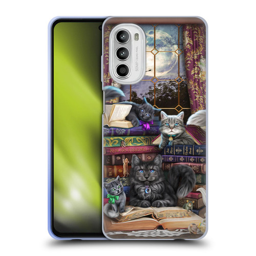 Brigid Ashwood Cats Storytime Cats And Books Soft Gel Case for Motorola Moto G52