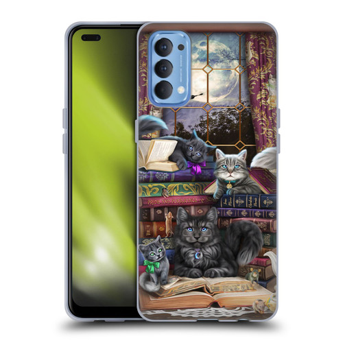 Brigid Ashwood Cats Storytime Cats And Books Soft Gel Case for OPPO Reno 4 5G