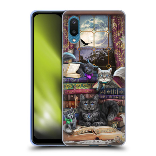 Brigid Ashwood Cats Storytime Cats And Books Soft Gel Case for Samsung Galaxy A02/M02 (2021)