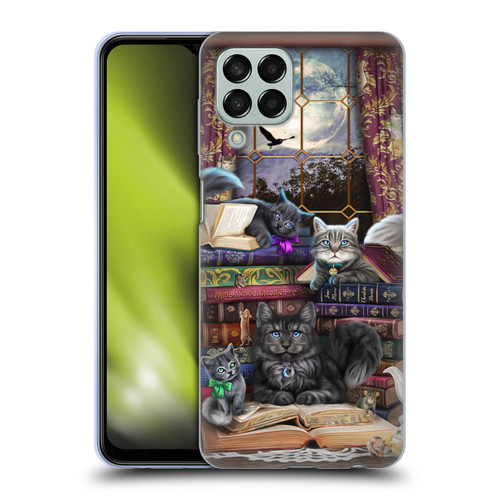 Brigid Ashwood Cats Storytime Cats And Books Soft Gel Case for Samsung Galaxy M33 (2022)