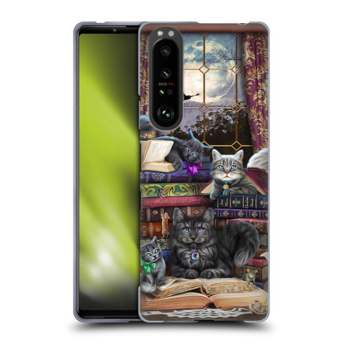 Brigid Ashwood Cats Storytime Cats And Books Soft Gel Case for Sony Xperia 1 III