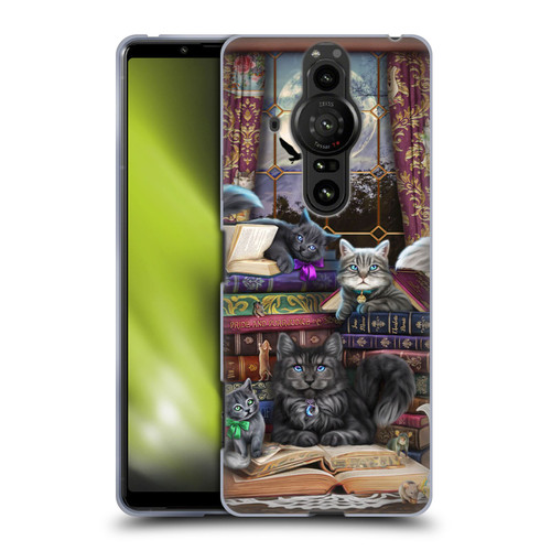 Brigid Ashwood Cats Storytime Cats And Books Soft Gel Case for Sony Xperia Pro-I