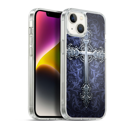 Brigid Ashwood Crosses Gothic Soft Gel Case for Apple iPhone 14 Plus & MagSafe