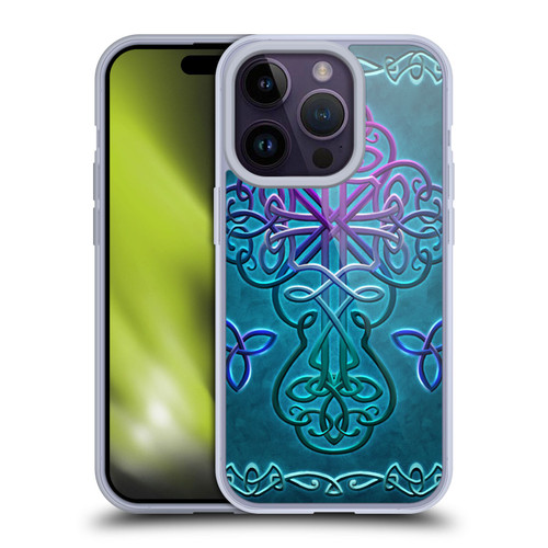 Brigid Ashwood Crosses Celtic Soft Gel Case for Apple iPhone 14 Pro