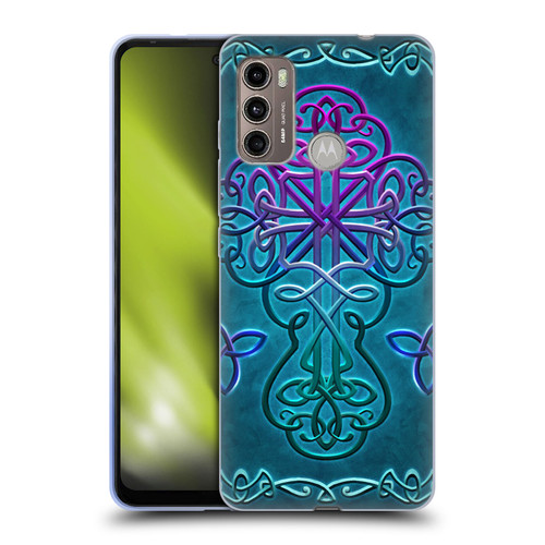 Brigid Ashwood Crosses Celtic Soft Gel Case for Motorola Moto G60 / Moto G40 Fusion