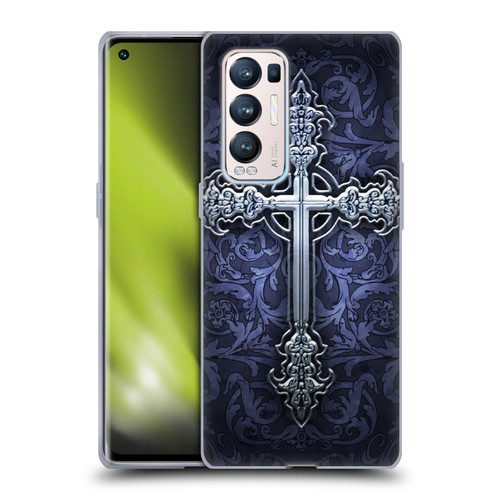 Brigid Ashwood Crosses Gothic Soft Gel Case for OPPO Find X3 Neo / Reno5 Pro+ 5G