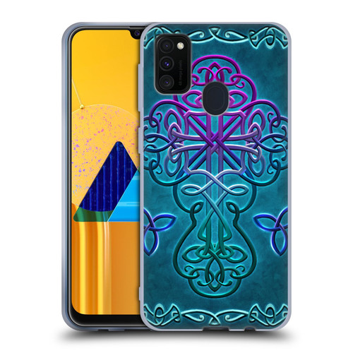 Brigid Ashwood Crosses Celtic Soft Gel Case for Samsung Galaxy M30s (2019)/M21 (2020)