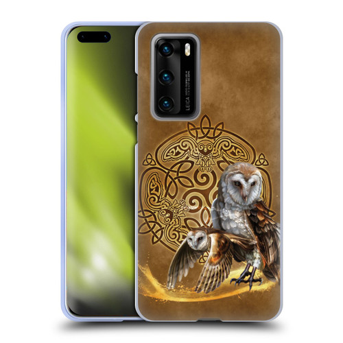 Brigid Ashwood Celtic Wisdom Owl Soft Gel Case for Huawei P40 5G