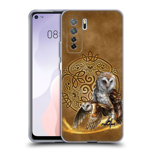 Brigid Ashwood Celtic Wisdom Owl Soft Gel Case for Huawei Nova 7 SE/P40 Lite 5G