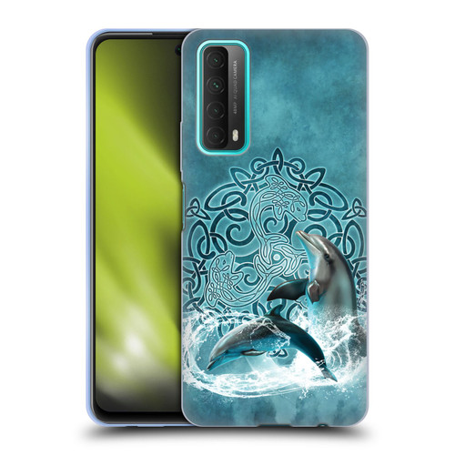 Brigid Ashwood Celtic Wisdom Dolphin Soft Gel Case for Huawei P Smart (2021)